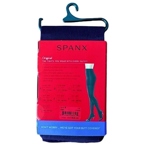 NEW SPANX Original Tight-End Tights Control Stockings in Plum Purple Size B - Picture 2 of 4